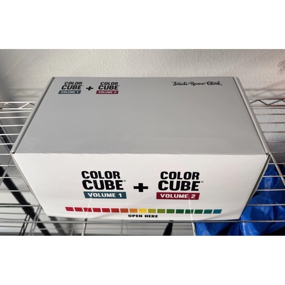 Sarah Renae Clark Color Cube Volumes 1 & 2 Complete 500 Color Palette Cards NEW - Picture 2 of 8